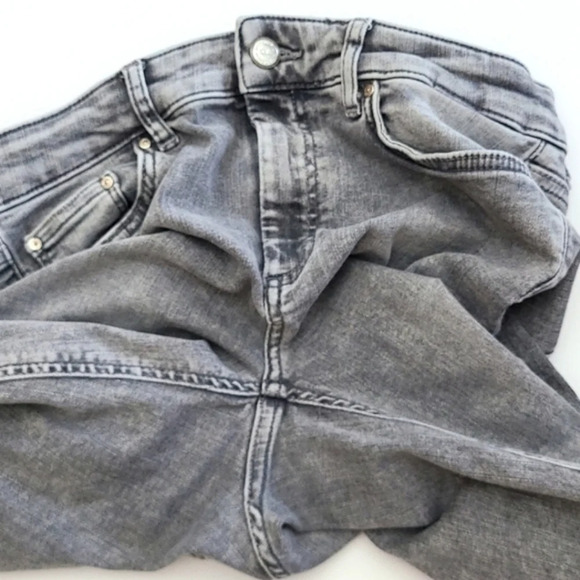 ⭐️3/ $30⭐️ ONLY Women's Onlblush Mid Skinny Raw Hem Jean Grey Wash Denim Sz M/32 - Picture 12 of 16